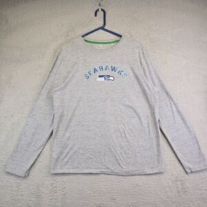 Seattle Seahawks Shirt Womens Large Gray Long‎ Sleeve Tommy Bahama Football NFL